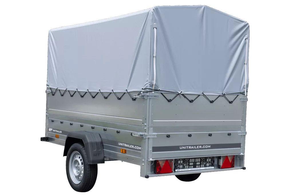 Garden Trailer 230 KIPP Anhänger – Führerschein B | 750 kg mit Hochplane, Hochspriegel H800 & Bordwänden