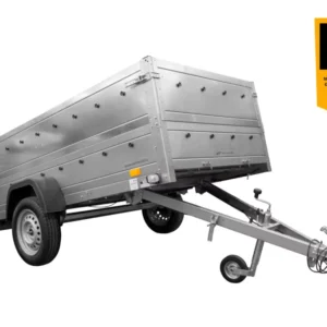 B-Führerschein Anhänger GARDEN TRAILER 264 KIPP | 750 kg | Bordwandaufsatz & Stützrad