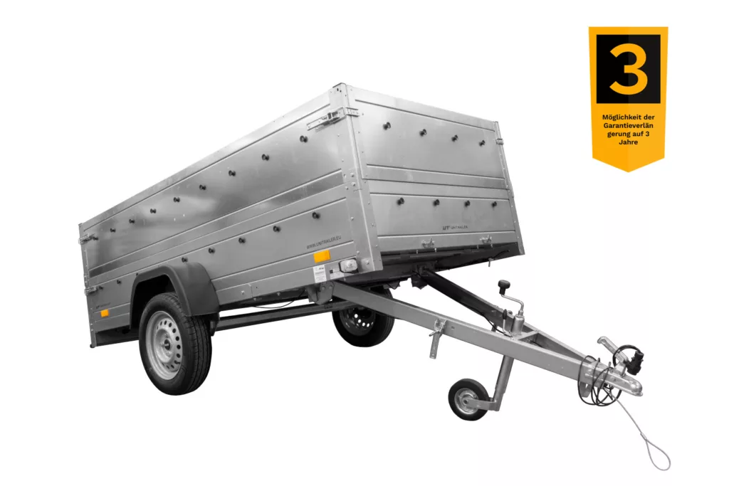 B-Führerschein Anhänger GARDEN TRAILER 264 KIPP | 750 kg | Bordwandaufsatz & Stützrad