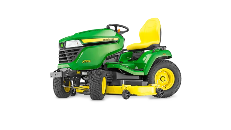 John Deere X584 Rasentraktor – 16,1 kW Kawasaki Motor, Allradantrieb, 122–137 cm Schnittbreite - Imagen 4