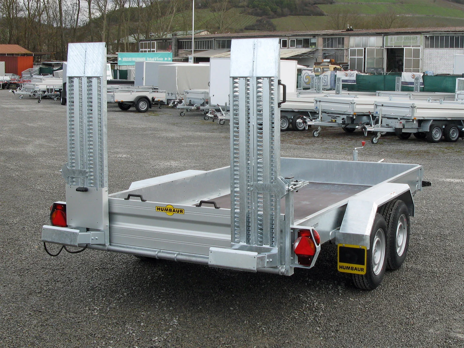 Humbaur HS353718 Maschinentransporter – 3,5 t | 375×185 cm | Doppelachser - Imagen 6