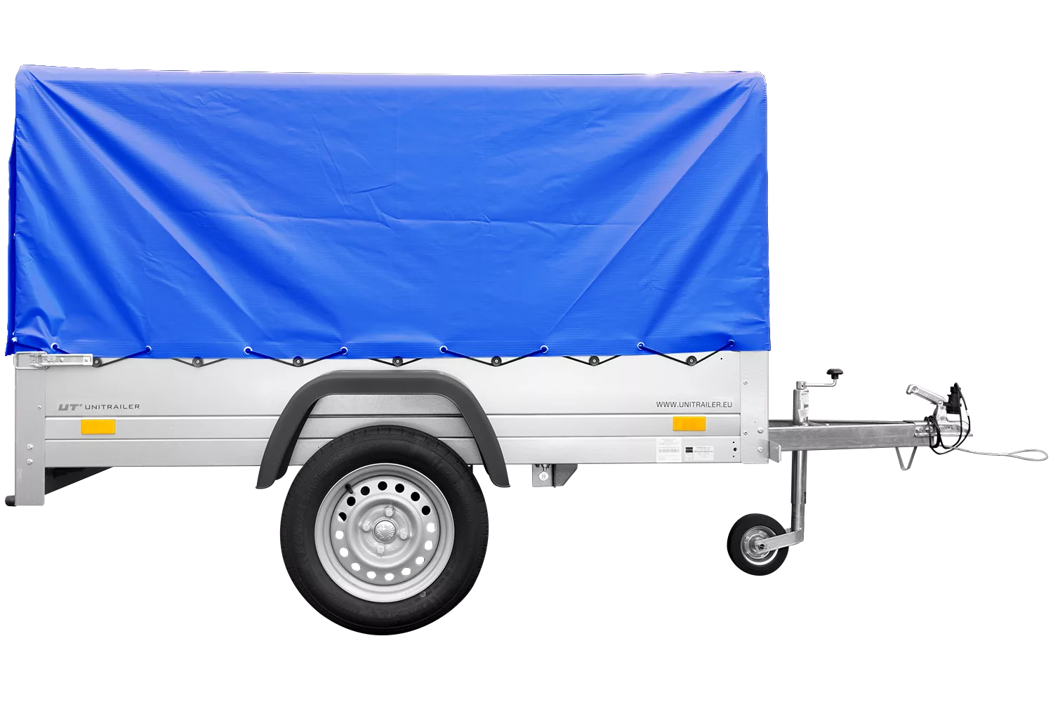 Pkw Anhänger mit Plane GARDEN TRAILER 201 KIPP 200×125 cm | 750 kg | kippbar | Hochplane | UNITRAILER - Imagen 10