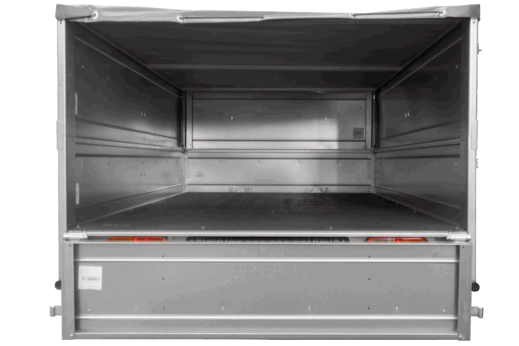 Kippbarer Pkw Anhänger GARDEN TRAILER 201 KIPP mit Bordwandaufsatz, Stützrad & Flachplane | 750 kg | UNITRAILER - Imagen 10