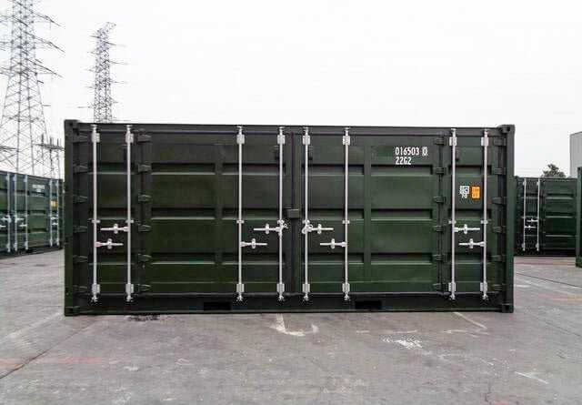 Contenedor Verde de 20 Pies con Lado Abierto - Imagen 2