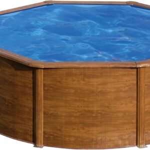 Piscina Elevada Redonda, Aspecto Madera, 300 x 120
