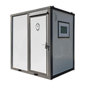 Sanitario Portátil con Cortina de Ducha