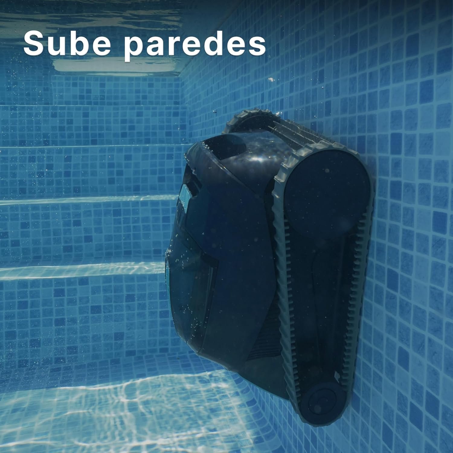 Robot limpiafondos automático con batería para Piscinas enterradas de 10m - Imagen 6