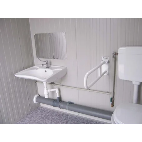 Módulo Sanitario PMR nuevo con WC PMR y Lavabo PMR - Imagen 6