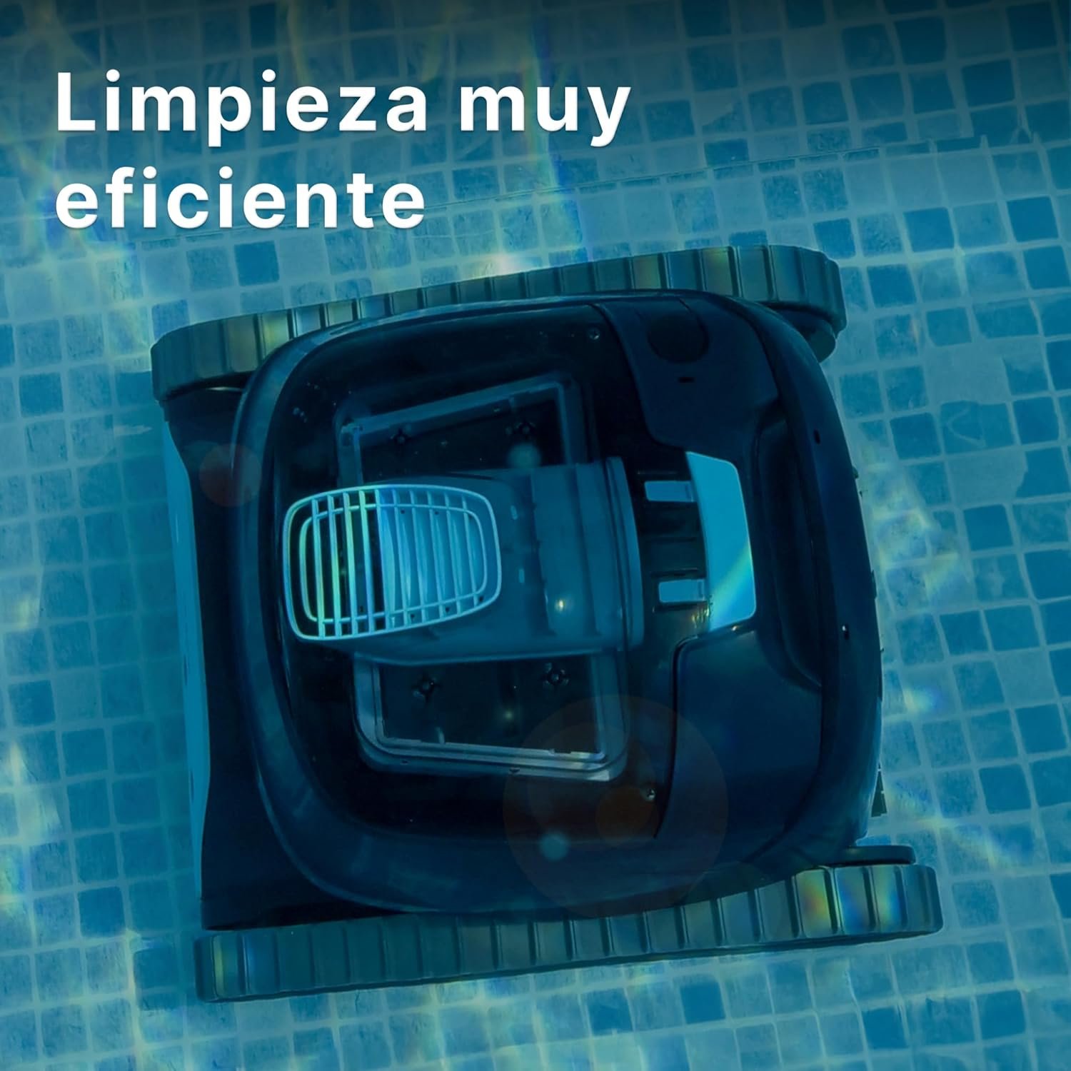Robot limpiafondos automático con batería para Piscinas enterradas de 10m - Imagen 5