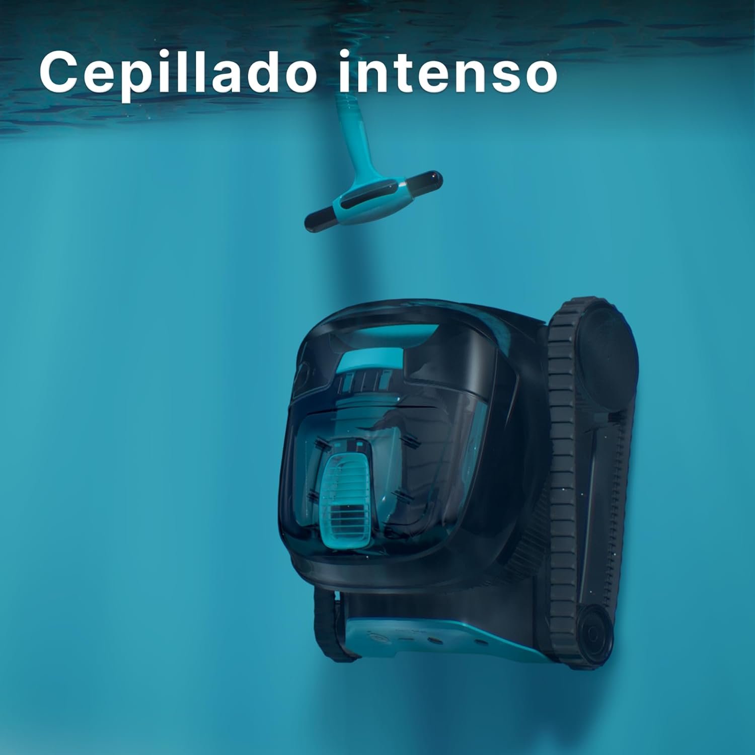 Robot limpiafondos automático con batería para Piscinas enterradas de 10m - Imagen 4