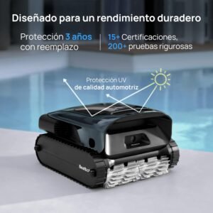 Pro Cordless Robotic limpiafondos inalámbrico, Limpia el Suelo, Las Paredes