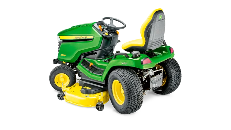 John Deere X584 Rasentraktor – 16,1 kW Kawasaki Motor, Allradantrieb, 122–137 cm Schnittbreite - Imagen 3