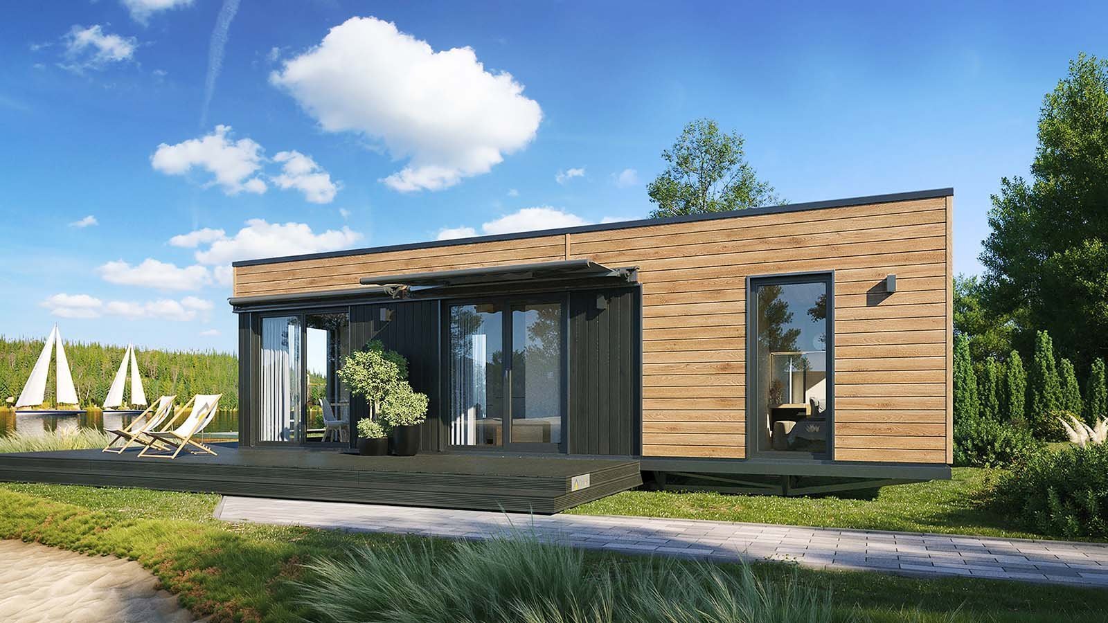 Ganzjähriges Mobilheim auf Rädern 37–42 m² – Schlüsselfertig, 3 Schlafzimmer, Flexibles Wohnmobilhaus - Imagen 3
