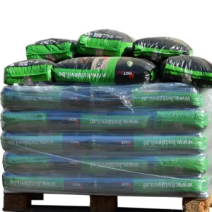 Pellets Din+ Top Mix – Haya y Pino | 495 kg | Combustión eficiente