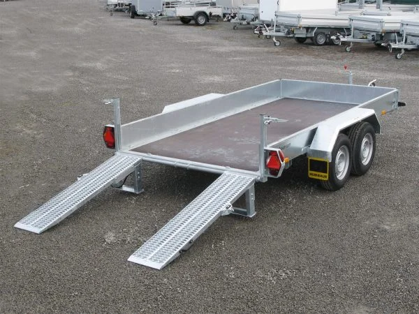 Humbaur HS353718 Maschinentransporter – 3,5 t | 375×185 cm | Doppelachser - Imagen 3