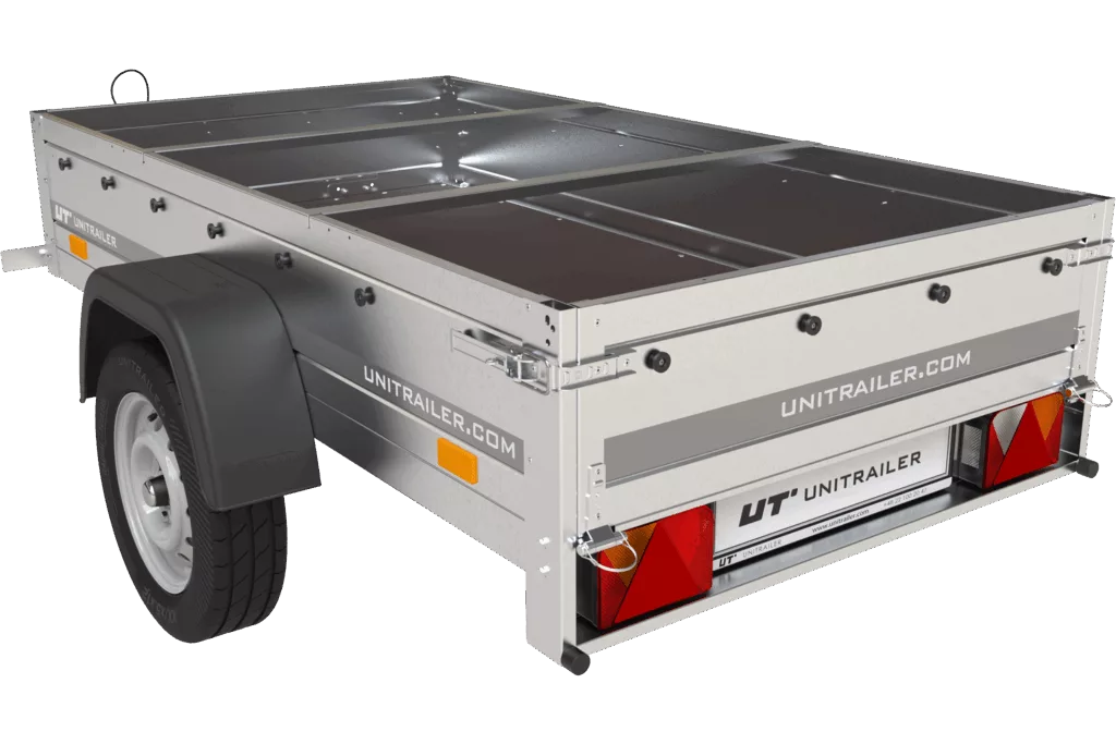 Gartenanhänger Garden Trailer 200 KIPP – 750 kg mit Stützrad, H-0-Rahmen & Plane - Imagen 3