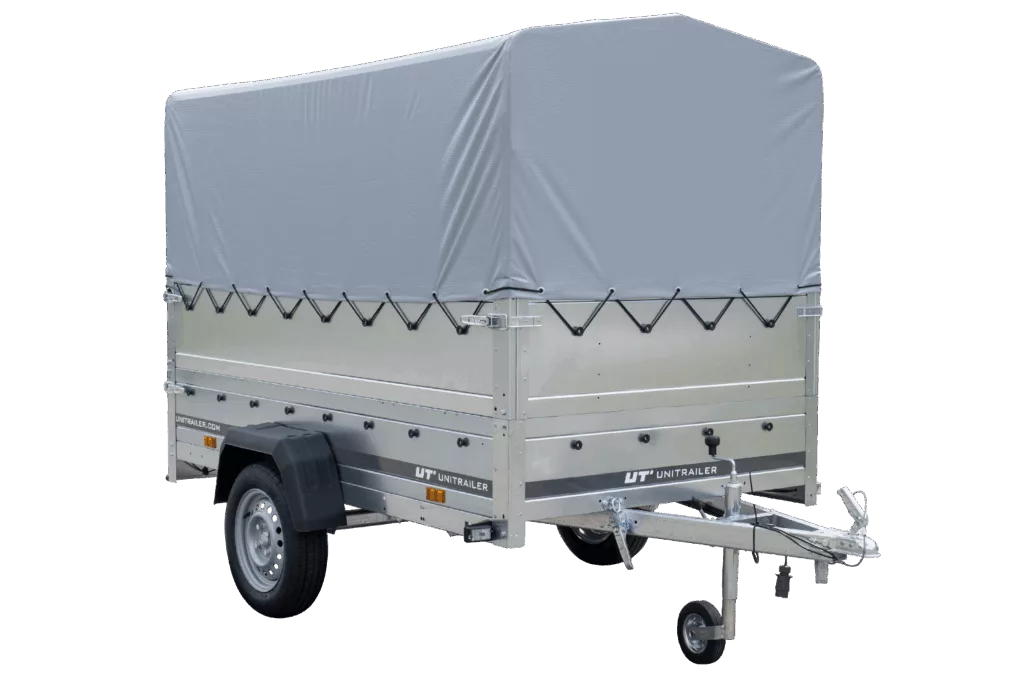 Garden Trailer 230 KIPP Anhänger – Führerschein B | 750 kg mit Hochplane, Hochspriegel H800 & Bordwänden - Imagen 3