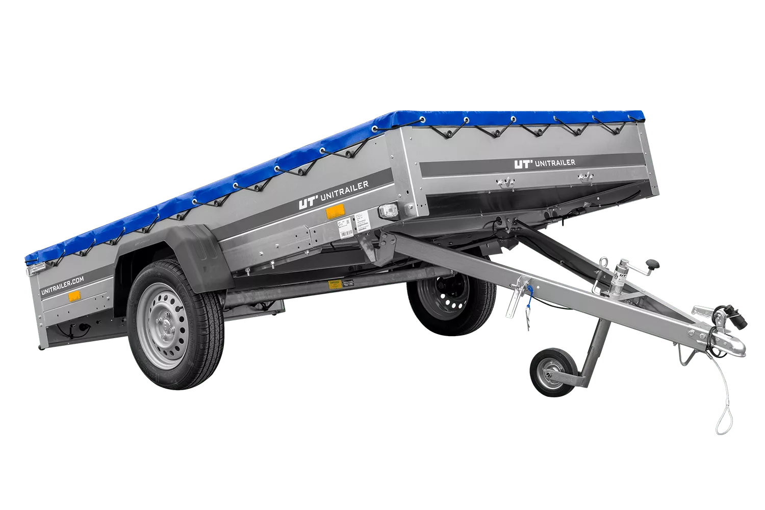 UNITRAILER Garden Trailer 265 KIPP – 750 kg kippbarer Einachsanhänger | 264×150 cm - Imagen 3