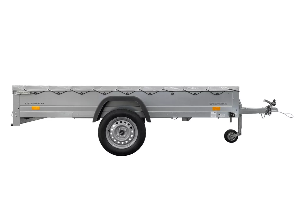 Pkw Anhänger mit Flachplane GARDEN TRAILER 264 KIPP | 264×125 cm | 750 kg | kippbar | UNITRAILER - Imagen 6