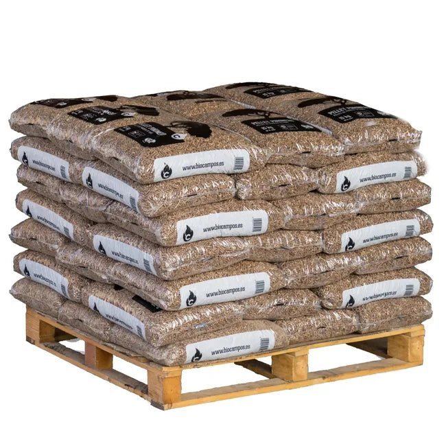 Pellets Piñonero – Palet 42 sacos de 15 kg, 100% madera de pino - Imagen 2