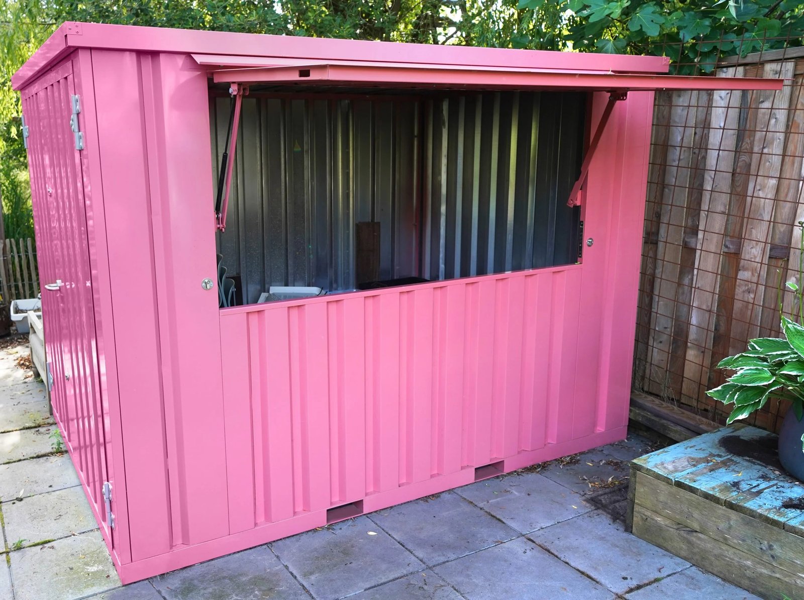 Contenedor Barra Desmontable 3×2 m Rosa - Imagen 2