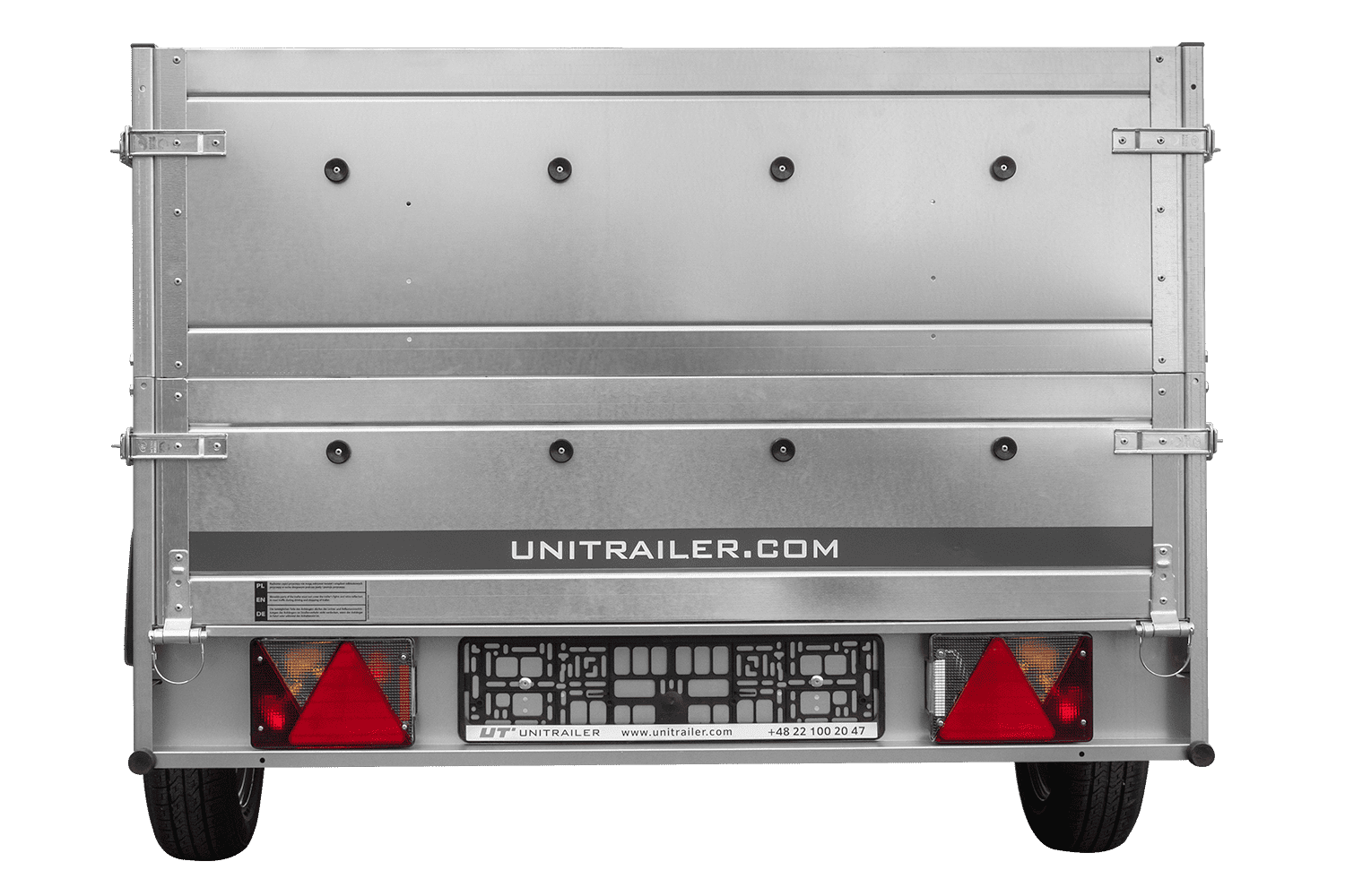 B-Führerschein Anhänger GARDEN TRAILER 264 KIPP | 750 kg | Bordwandaufsatz & Stützrad - Imagen 4