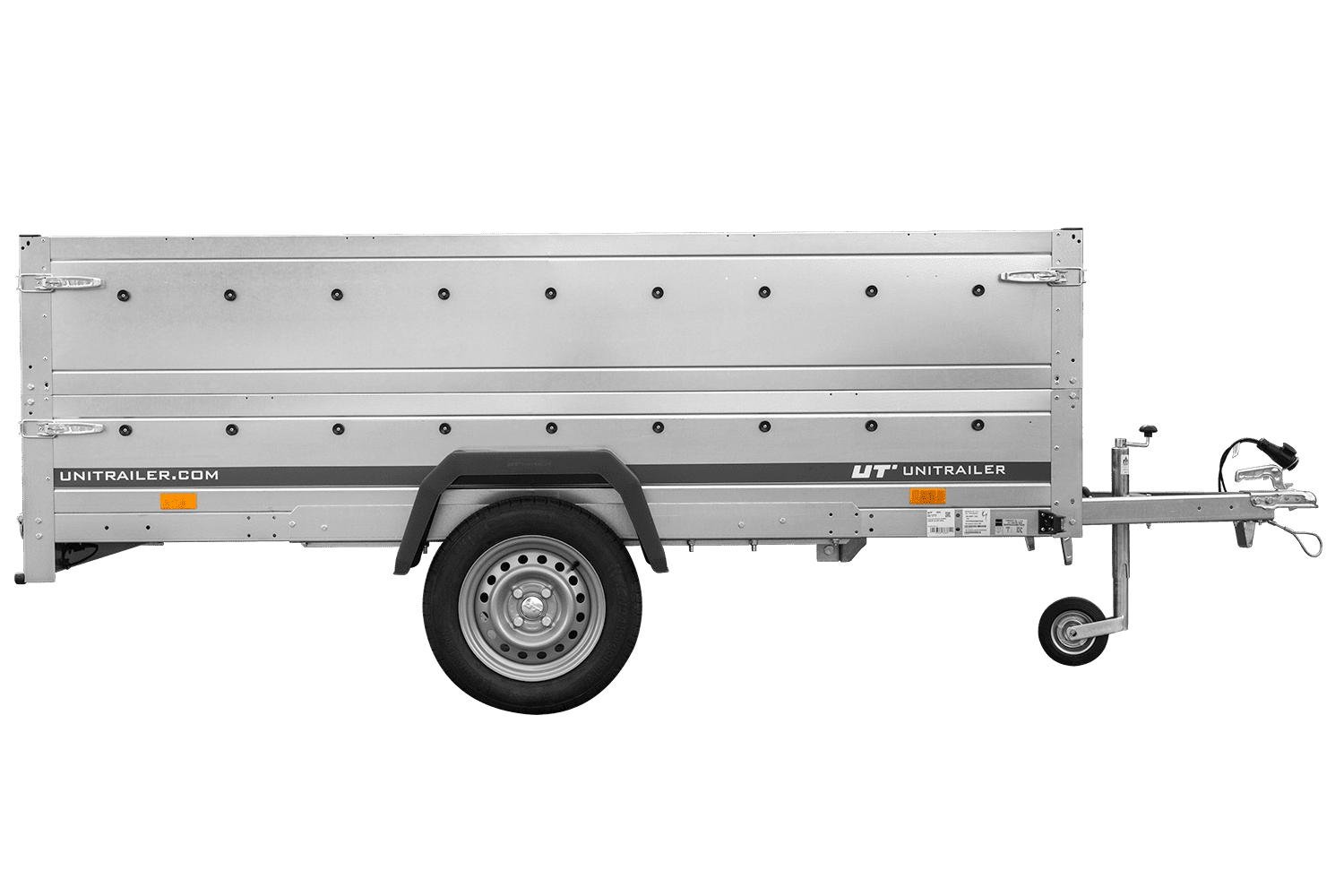 B-Führerschein Anhänger GARDEN TRAILER 264 KIPP | 750 kg | Bordwandaufsatz & Stützrad - Imagen 3