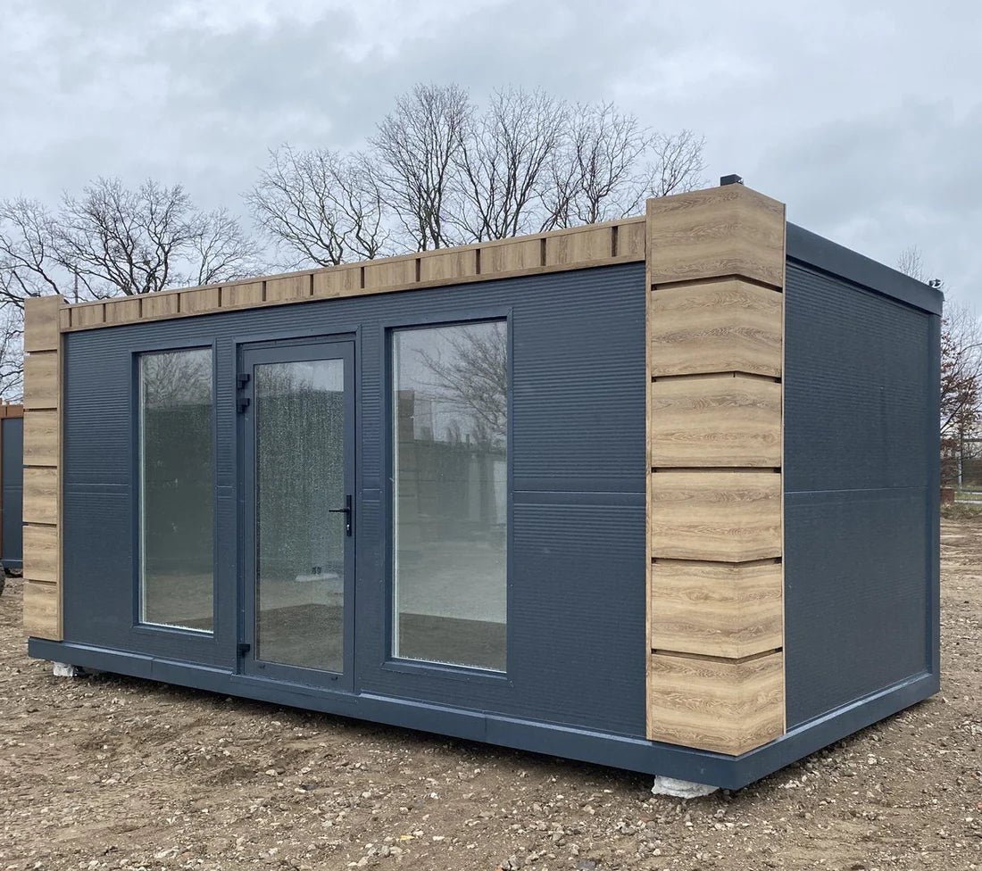 Contenedor de oficina 6x2,83 metros con 2 ventanas - Imagen 11