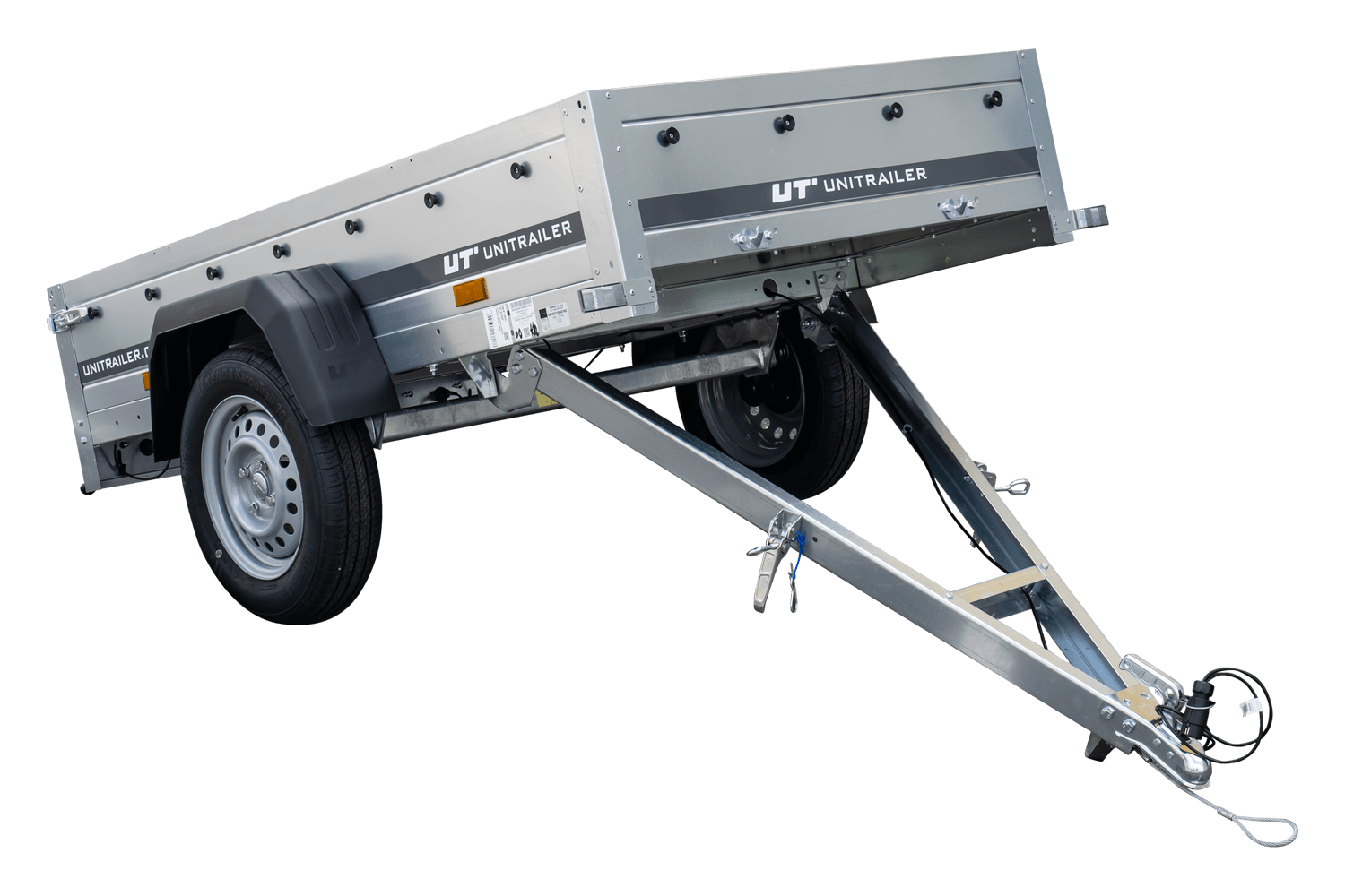 Klappbarer Pkw Anhänger GARDEN TRAILER 200 KIPP 200×106 cm | 750 kg | kippbar | UNITRAILER