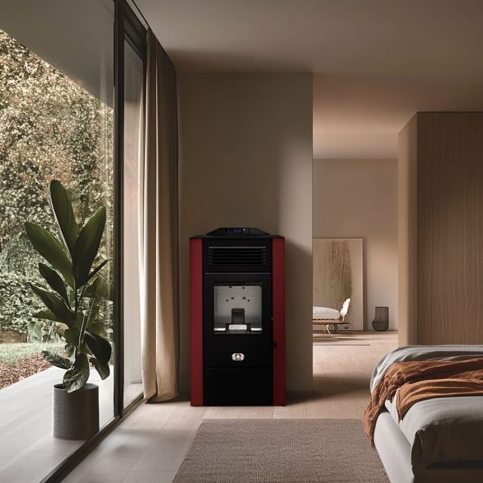Estufa de Pellets Canada 12 kW | Canalizable, Silenciosa y Eficiente hasta 120 m²