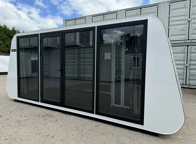 Stahlworks Eco 6000 A – Modulares Minihaus / Bürocontainer mit Bad – Modell 2024