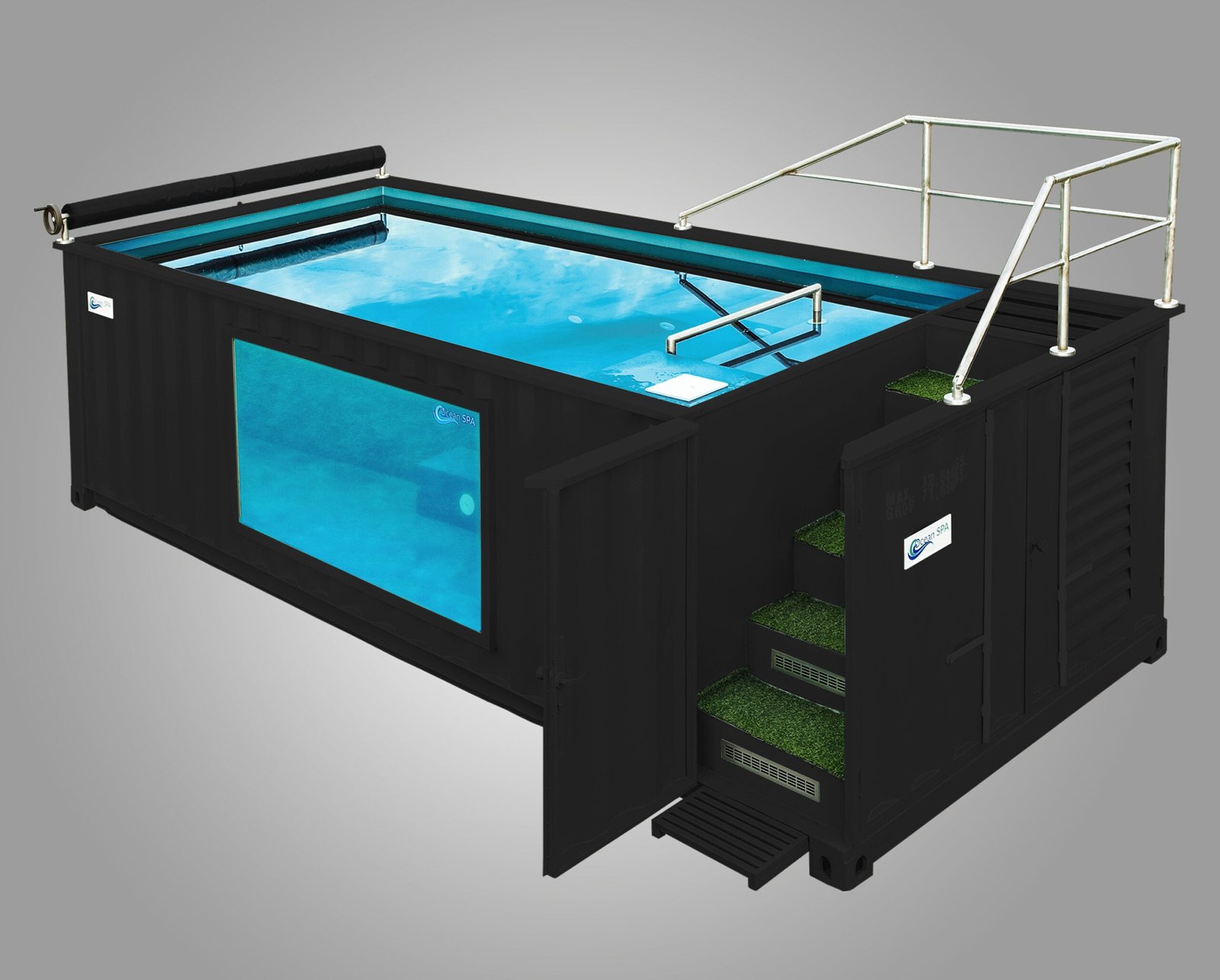 Piscina contenedor panorámica de 6,05 x 2,44m - Imagen 2