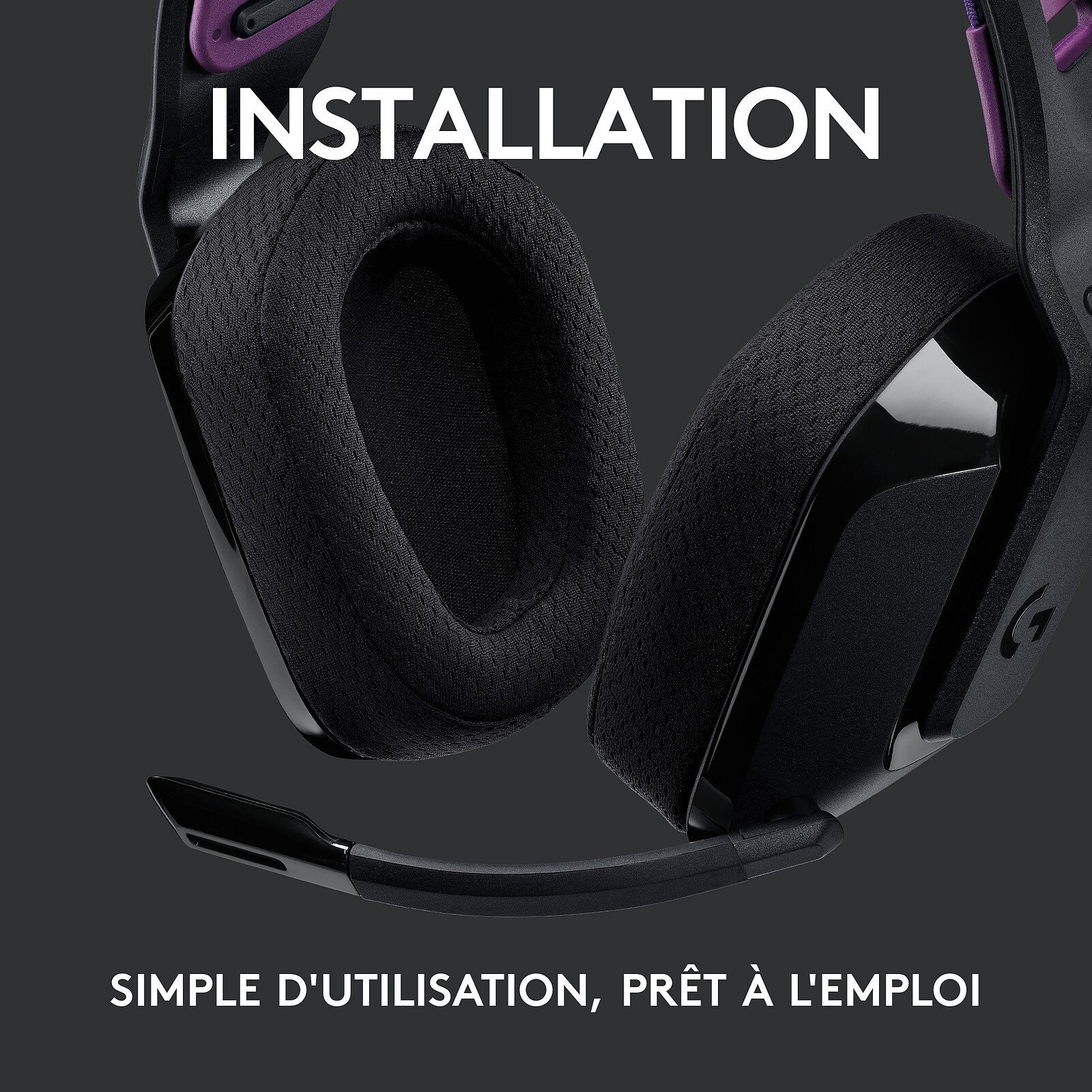 Logitech G535 Lightspeed Auriculares Gaming Inalámbricos para PC, PS4 y PS5 - Imagen 4