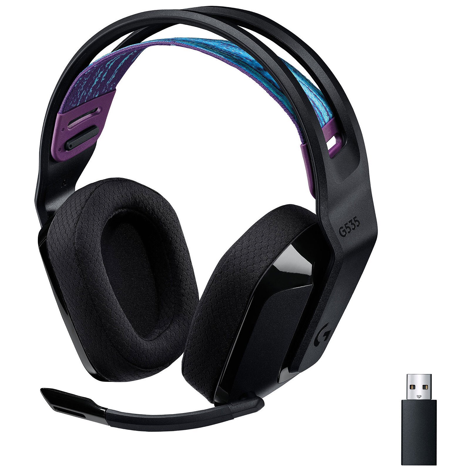 Logitech G535 Lightspeed Auriculares Gaming Inalámbricos para PC, PS4 y PS5