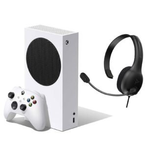 Xbox Series S 512GB + Auriculares PDP LVL 30 – Consola Digital Microsoft 1440p, 120 FPS