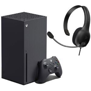Xbox Series X 1TB + Auriculares PDP LVL 30 – Consola Microsoft 8K, 4K 120 FPS