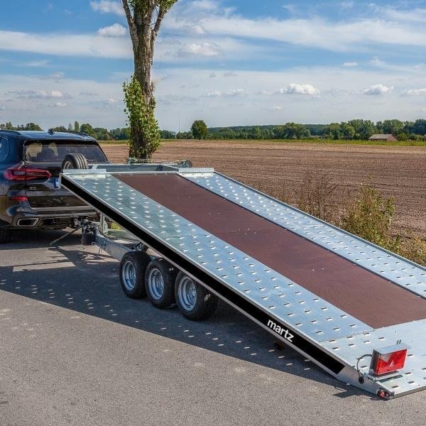 Martz GT KIPPBAR 480/3 Autotransportanhänger – 3,5 t kippbar mit Seilwinde