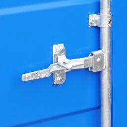 5 Fuß Materialcontainer zur Miete – CSC-zertifiziert – RAL 5010 Blau – Stahlboden - Imagen 3
