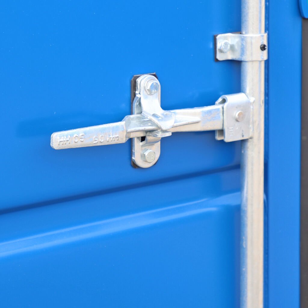 Neuer 8 Fuß Materialcontainer mit Holzboden – CSC-zertifiziert – RAL 5010 Blau - Imagen 4