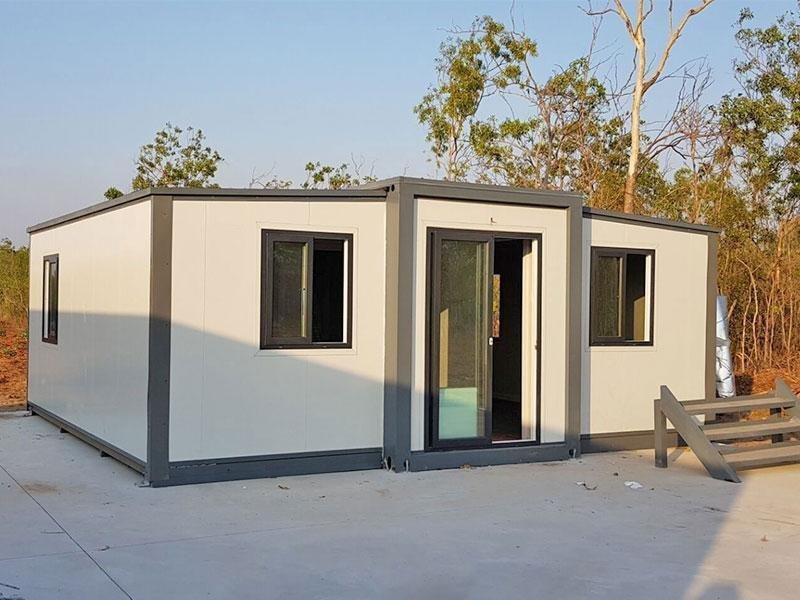 Erweiterbares Containerhaus 38 m² – 2 Schlafzimmer, Bad & Küche | Modulares Wohncontainerhaus