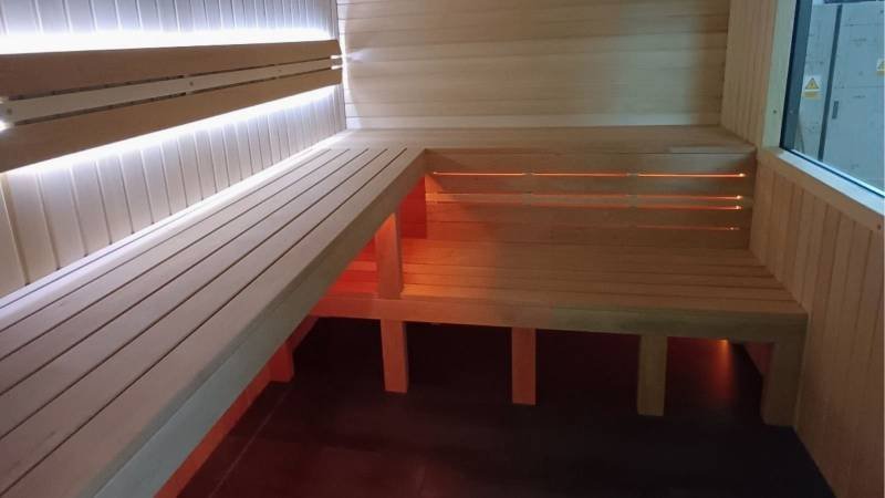 Luxus Holzsauna 11 m² mit Ruhebereich – Schlüsselfertige Gartensauna ganzjährig nutzbar - Imagen 5