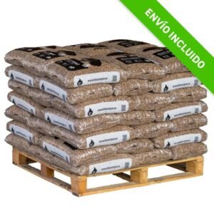 Pellets Piñonero – Palet 42 sacos de 15 kg, 100% madera de pino