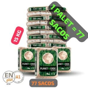 Palet 77 sacos Pellets ENplus A1 – Madera virgen, ecológico y alto poder calorífico