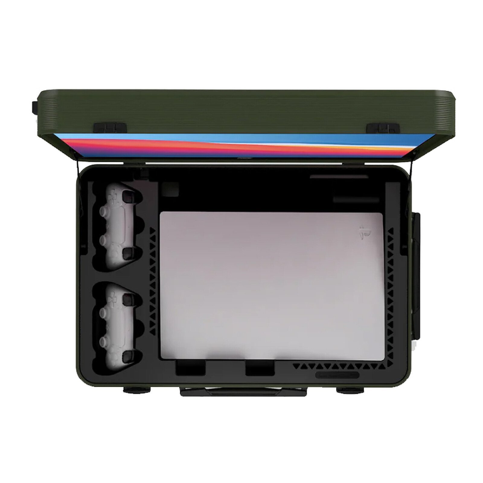 POGA Lux – Maletín Gaming Portátil con Pantalla 24” 180Hz Full HD para PS5 - Imagen 4