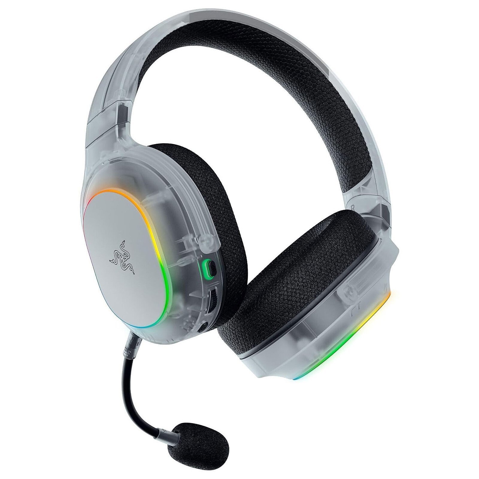 Razer Barracuda X Chroma Inalámbrico – Auriculares Gaming RGB 2.4 GHz / Bluetooth para PlayStation, Switch y PC - Imagen 3