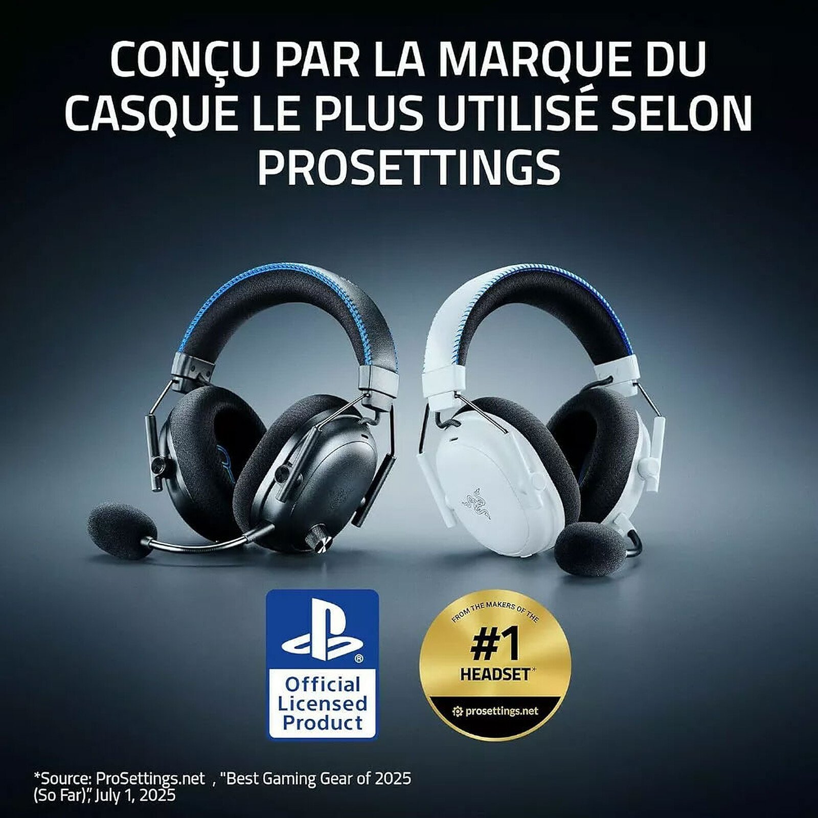 Razer BlackShark V3 Pro para PlayStation – Auriculares Inalámbricos Gaming con ANC - Imagen 2