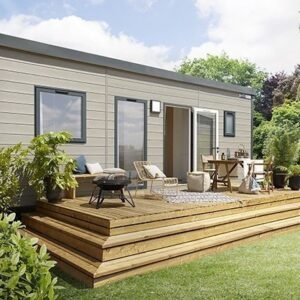 Mobilheim Louisiana Savanah – 30 m² Wohnkomfort mit versetzter Küche & 2 Schlafzimmern