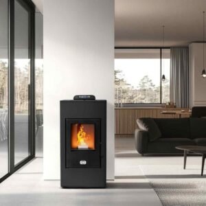 Estufa de Pellets San Diego 12 kW | Silenciosa y Canalizable hasta 120 m²